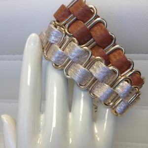 Leather Double Weave Bracelet