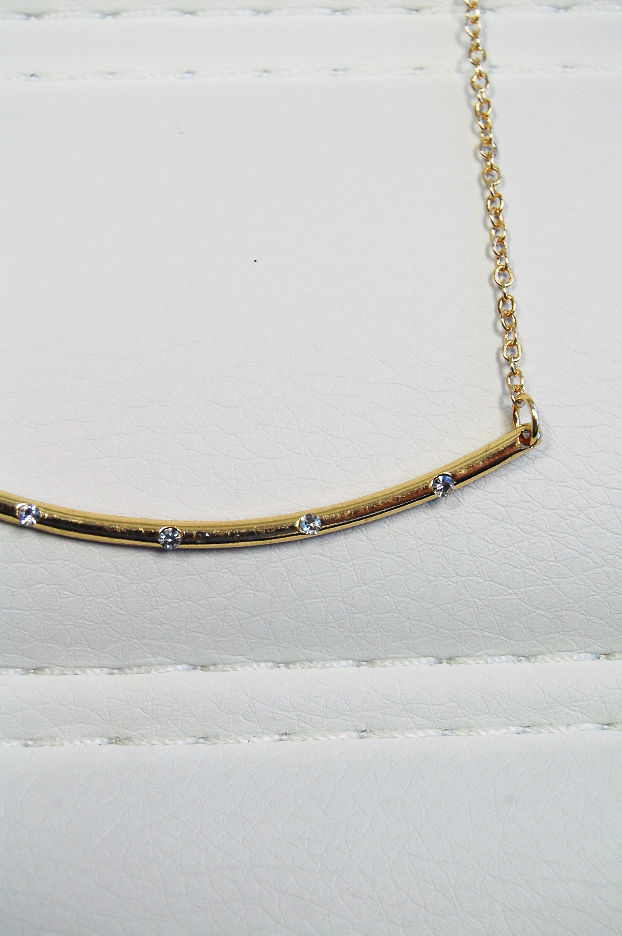 Rhinestone Bar Necklace main image 0